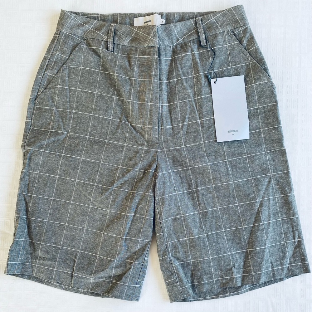 Gray Checkered Men's Shorts
